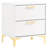 Nightstand With 2 Drawers For Bedroom - Spacious Storage, Design, Joints Feature In Drawers, Ample Storage Space, Style,-657351799