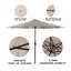 Parasol de marché octogonal 9 pi Riya-1049646815
