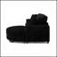 Canapé d'angle convertible en lit capitonné en velours côtelé, en forme de L, avec repose-pieds modulable et positionnable.-1344040604
