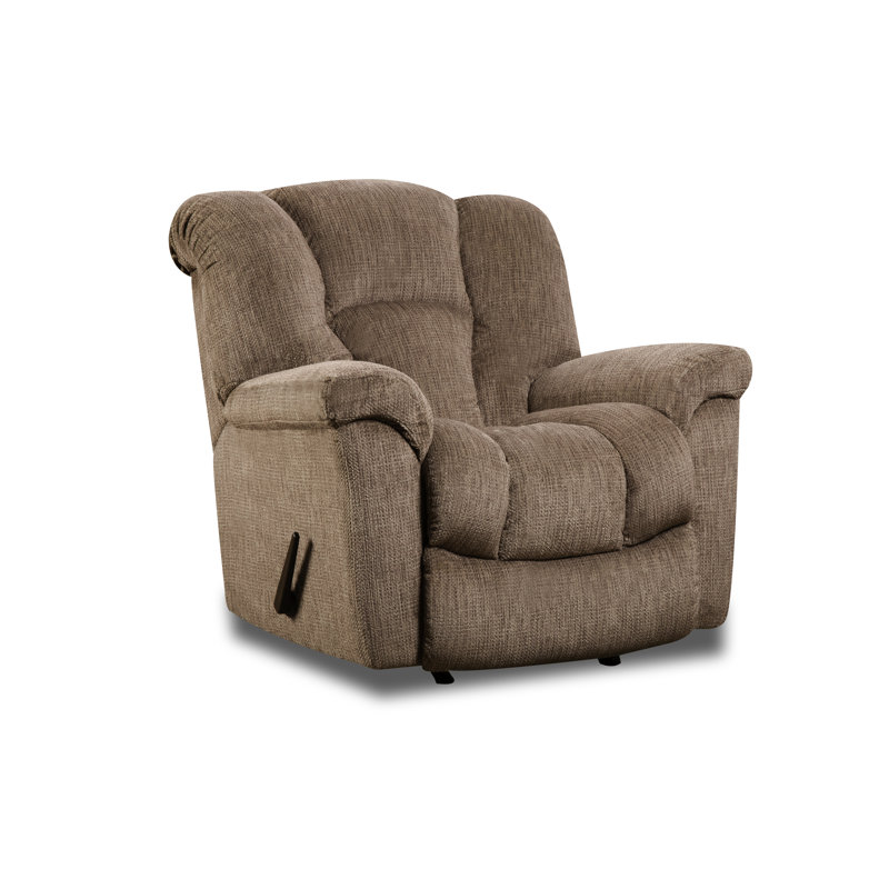 Fauteuil inclinable Sarahkate, Polyester brun