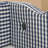 Cozy Gingham Daybed With Trundle Twin Size Sofa Bed No Box Spring Needed, With USB Port And Adorable Wave Shaped, Linen Fabric, Navy-125533599