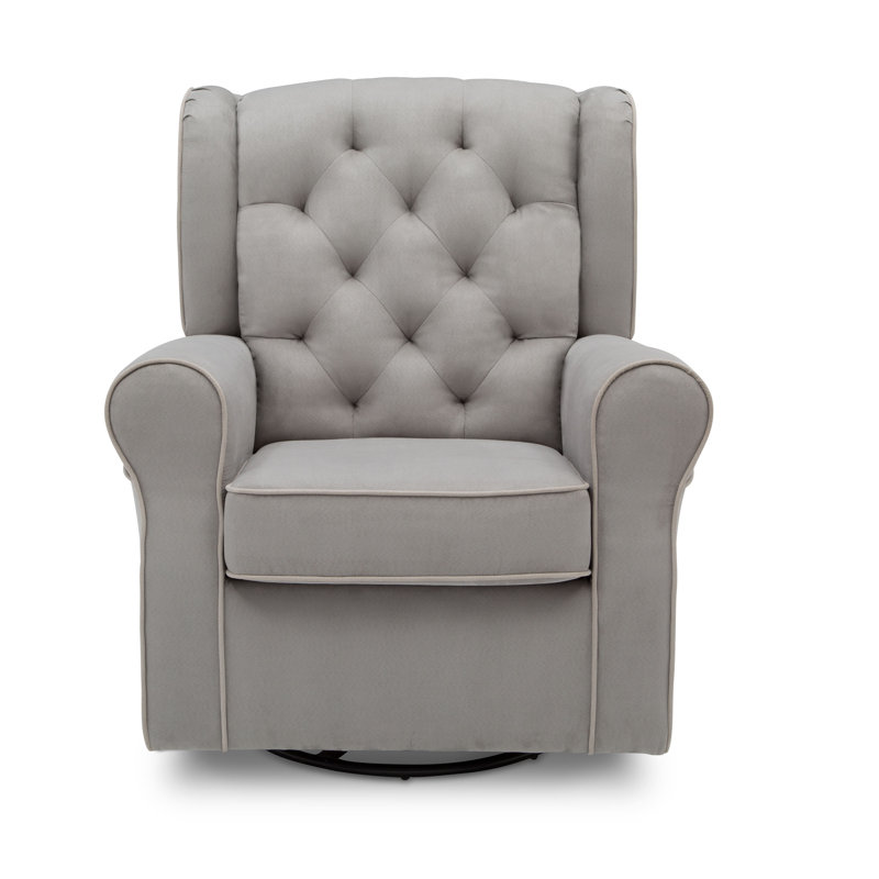 Emerson Nursery Swivel Glider, Dove Gray