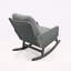Chaise berçante minimaliste en osier avec coussins confortables et structure robuste-1398820075