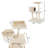  PETMAKER 3-Tier Cat Condo Scratching Tower - Beige