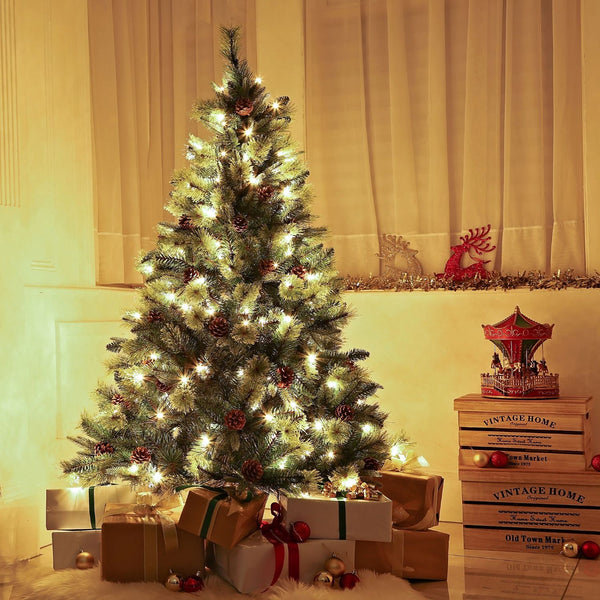 2.76' H Lighted Artificial Pine Christmas Tree