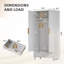 Armoire garde-robe 2 portes 1 tiroir-865661057