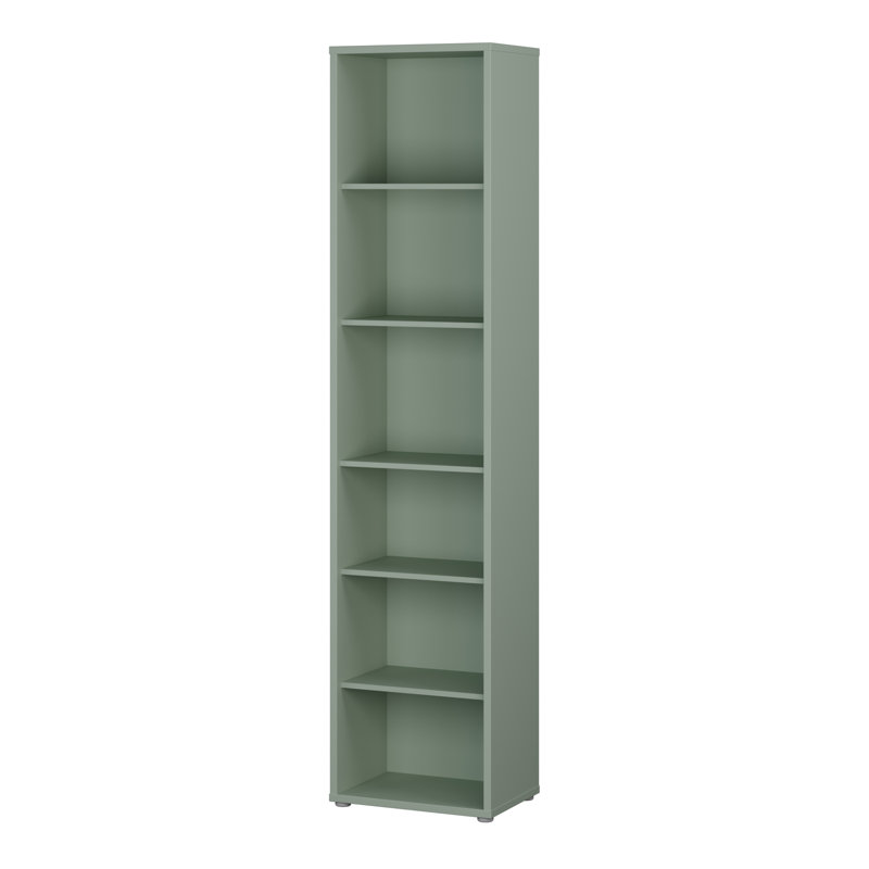 Alice Springs Bookcase, (5 Shelves) 214.3cm.H x 214.3cm.W x 214.3cm.D, Green