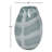 Decorative Coastal Glass Vase with Curved Silhouette and Smooth Handcrafted Form-651674333