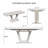 62.99-78.74" Extendable Dining Table