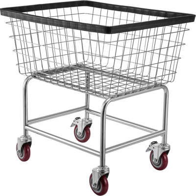 Metal Laundry Cart with Wheels