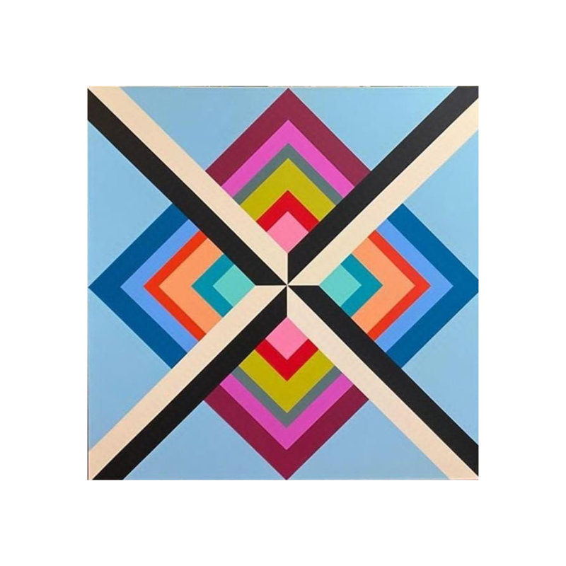 Cubisme coloré | Acrylique sur toile | Par Anshul Gupta