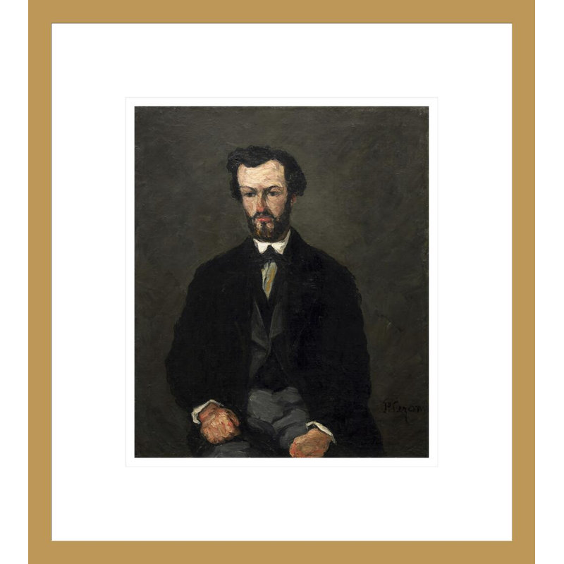 Antony Valabregue par Paul Cézanne, H 15,3 po x l 13,75 po