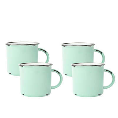 Tinware Stoneware Mug