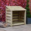 123cm W x 80cm D Solid Wood Log Store-18070341
