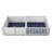 Dog Whelping Box 93.3 x 48.4 x 18.1in Dual Zone PVC with Rails Pee Pad