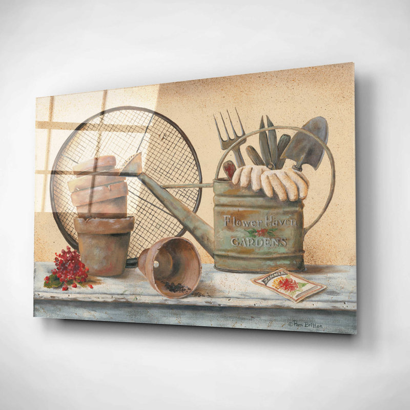 «Garden Shelf III» par Pam Britton, H 12 po x l 16 po x P 0,13 po