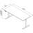 Move 60 Series Adjustable Metal Base Standing Desk-72596825-72596831
