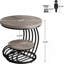 2 Tiers Couch Table,Round Side Table,End Table