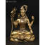 Statue de petit Shiva en laiton 5 pouces à quatre bras
