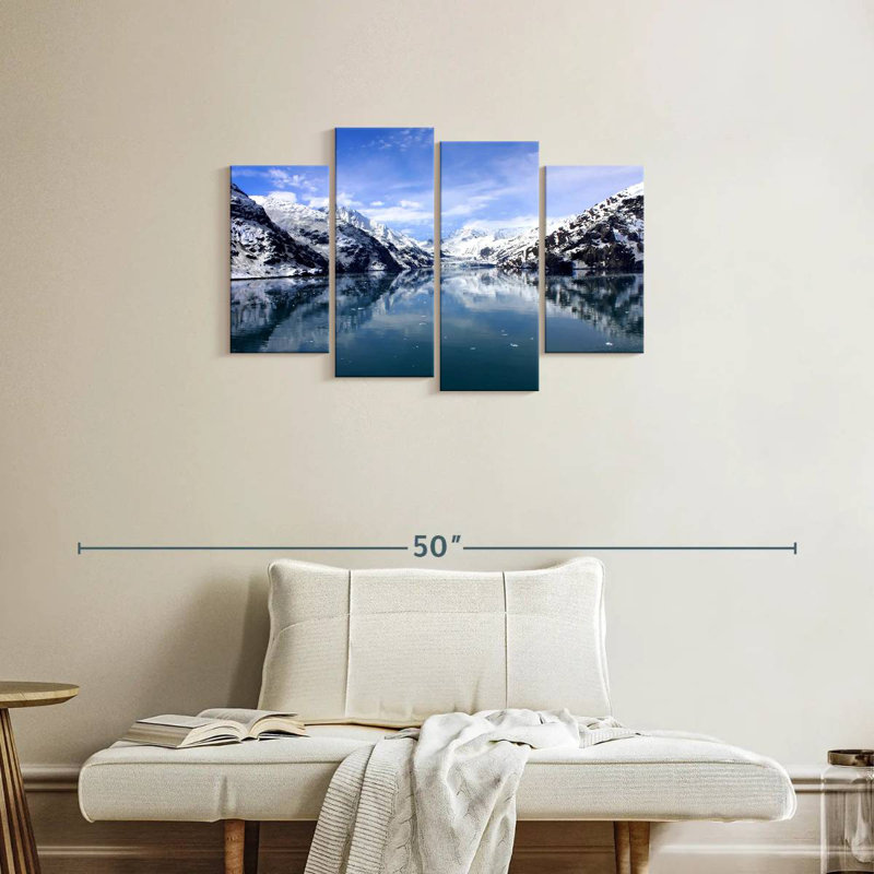 Alvord Glacier Bay Winter Morning, 22'' H x 36'' W