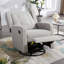 Fauteuil inclinable manuel oscillant et oscillant de 29,1 po de largeur avec dossier à oreilles (ensemble de 2)-982260538