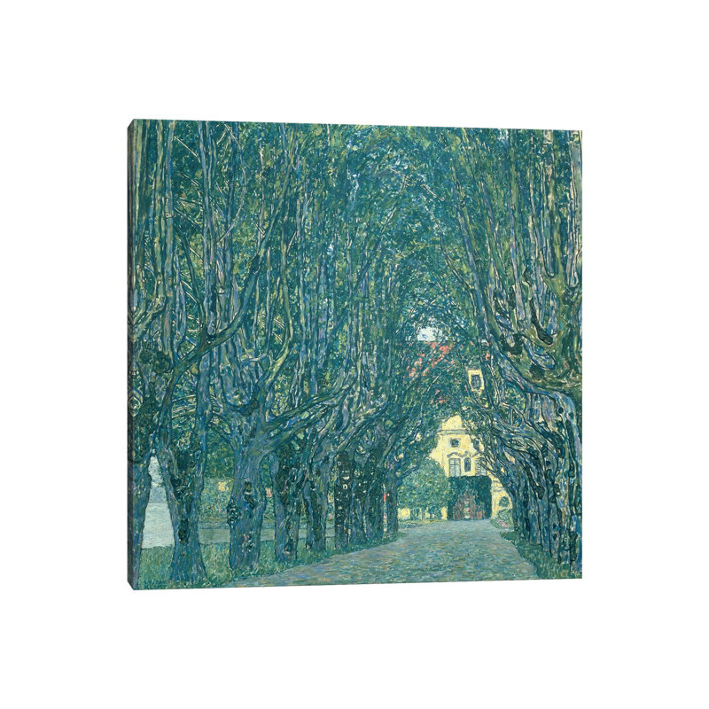 Avenue In The Park Of Schloss Kammer, 1912 by Gustav Klimt - Painting on Canvas, Wrapped Canvas