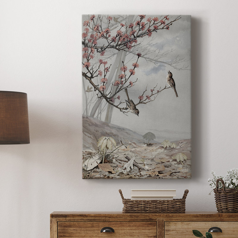 Paysage rétro Cxxxxi - Galeria Cavas, H 18 po x l 12 po