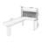 Nut-brown L-Shaped Solid Wood writing desk-118245260