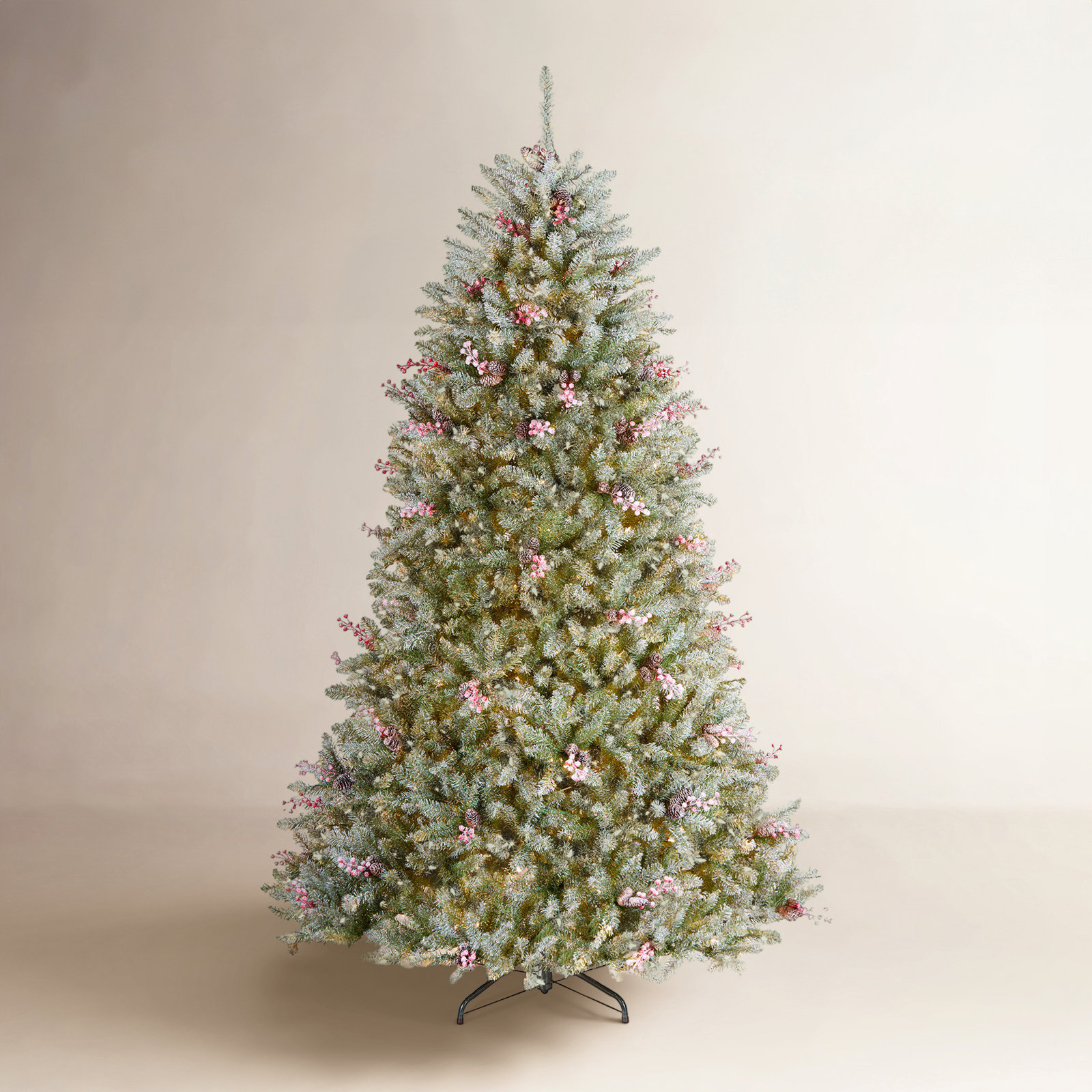 Pre-Lit Fir Christmas Tree, 7.5' H