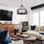 20,28 po Lustre tambour 5 lumières Farmhouse-1305934258