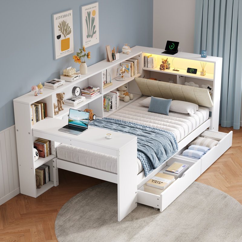 Modern Daybed, White