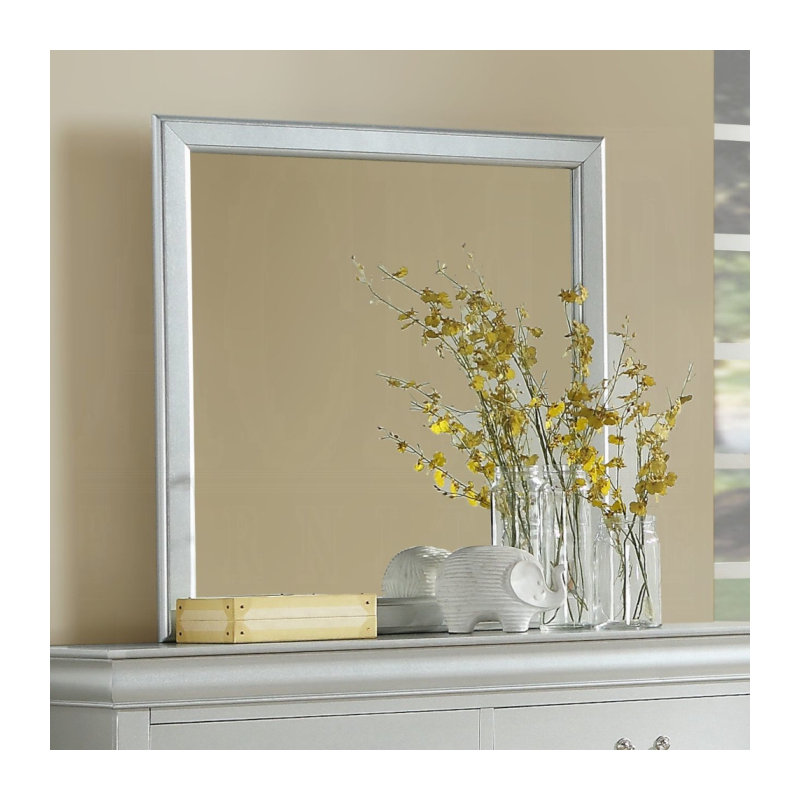 Miroir Louis Philippe, Chrome poli