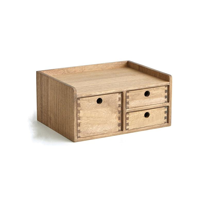Solid Wood Desk Organiser