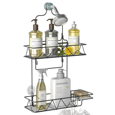 Rebrilliant Devonda 3 Tier Hanging Stainless Steel Shower Caddy, Detachable Shampoo  Organizer Rack for Bathroom, Bronze