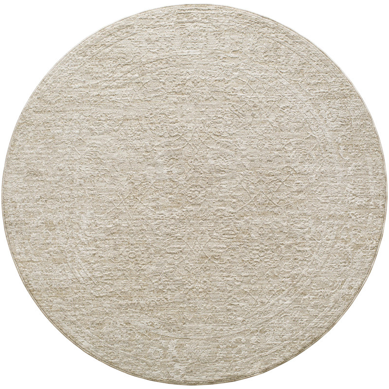 Quach Indoor Rug, Round 6'7"
