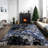 Galaxy Series Abrstract Black/Gray/Ivory/Beige Area Rug-173627304-170481946