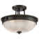 Baderbräu Glass Semi Flush Mount