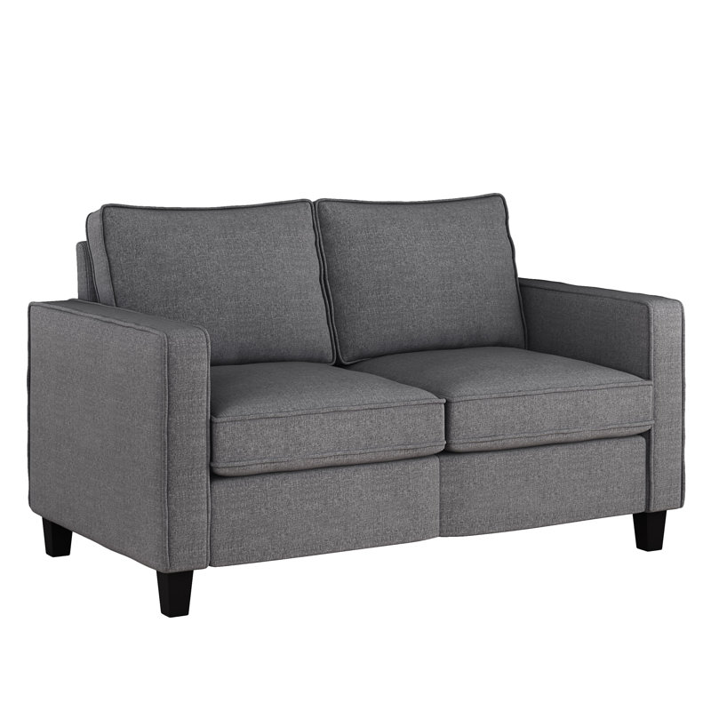 Causeuse Jaylena, Gris foncé