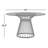 Ashyla Round Glass Top Dining Table-1078082842
