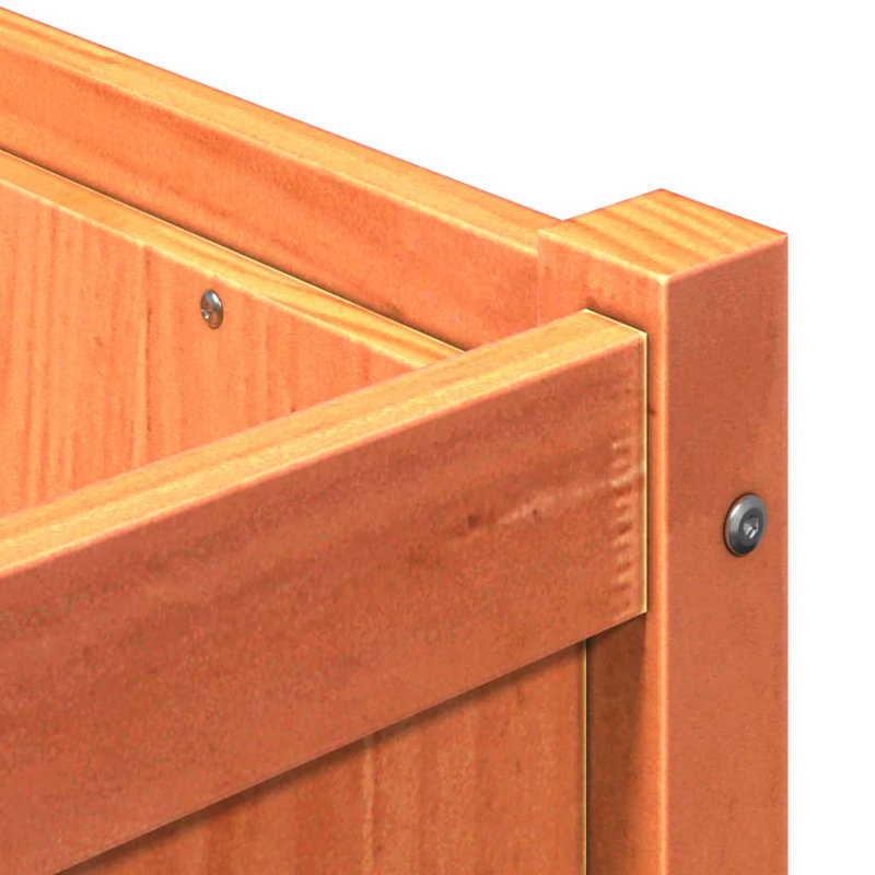 Brocklin Planter Box, 50cm H x 180cm W x 50cm D, Wake Brown