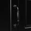 Meuble-lavabo autoportant noir de 24 po avec lavabo en céramique lisse, une porte à fermeture douce et 3 tiroirs pour articles de salle de bain