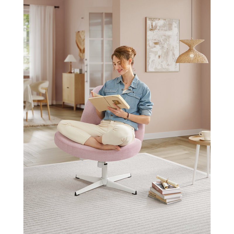 Rentiesville Cotton Blend Office Chair, Pink