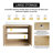 36'' Single Bathroom Vanity With Resin Sink-1589511124