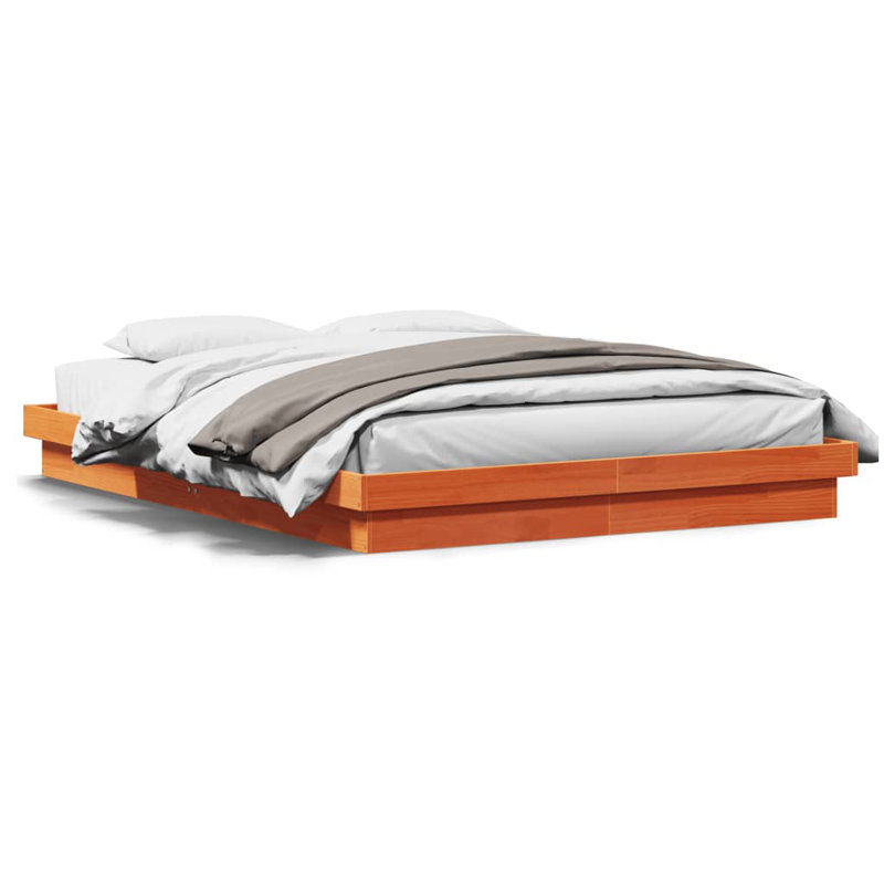 Korbin Solid Wood Bed, European Kingsize (160 x 200cm)