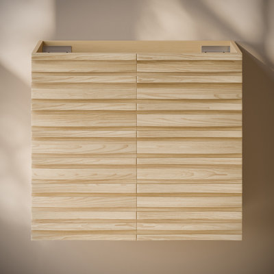 Armoire de salle de bain murale sans plateau 24 po Cascade en chêne noir