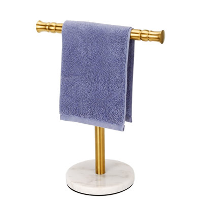 Porte-serviettes sur pied en acier inoxydable 304