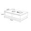 Table basse moderne avec plateau en pierre frittée-23336649-23336653