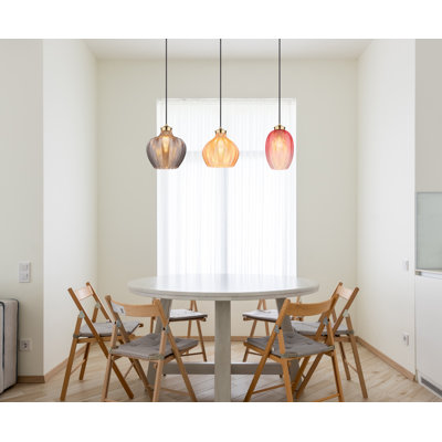 Daviid 3 - Light Gold Pendant