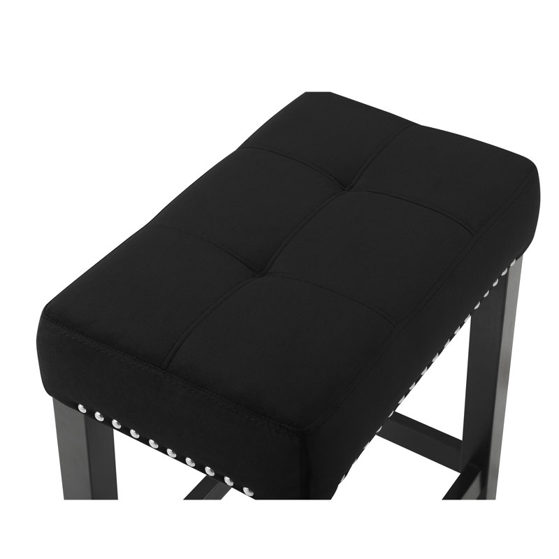 Ebeling 3 - Person Four Leg Dining Set, Black