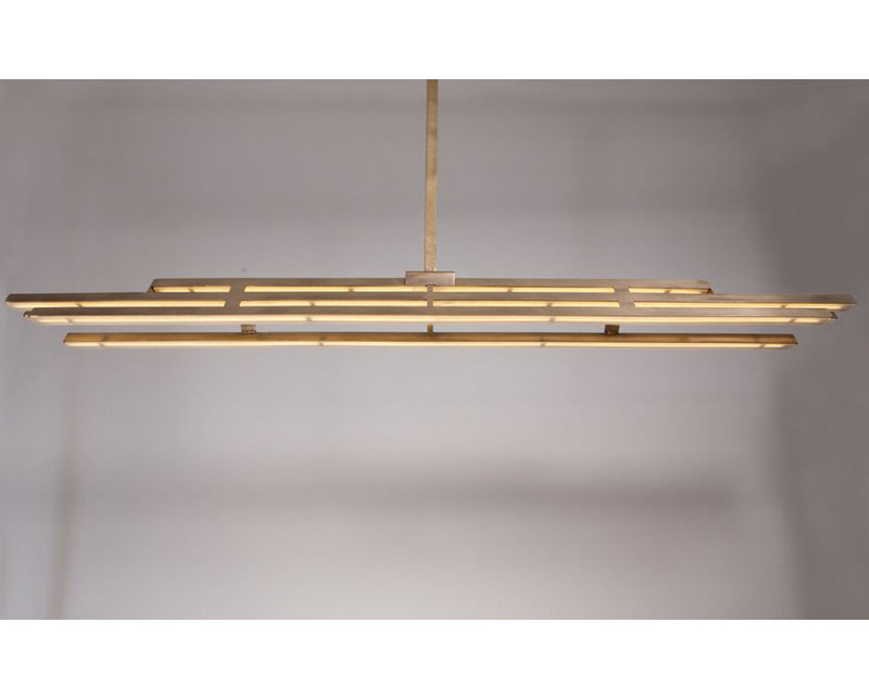 Luminaire suspendu géométrique unique/relevé